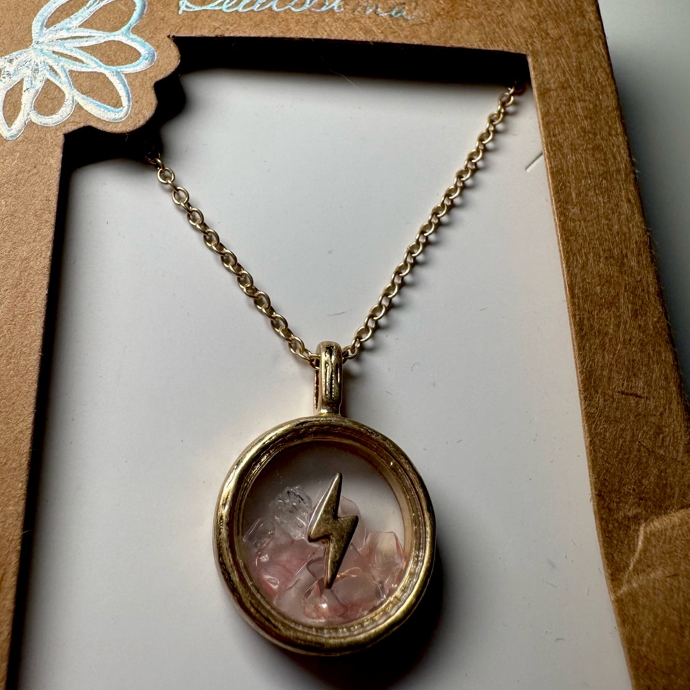 New! Bellissi Fire Courage & Protection Necklace – 14K Gold Dipped